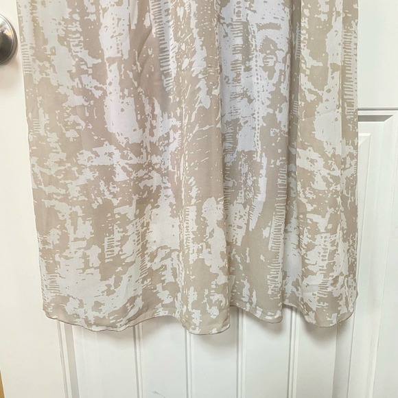 Soft Surroundings Built in Bra V-neck Strappy Long Maxi Dress Medium Petite - Picture 8 of 10